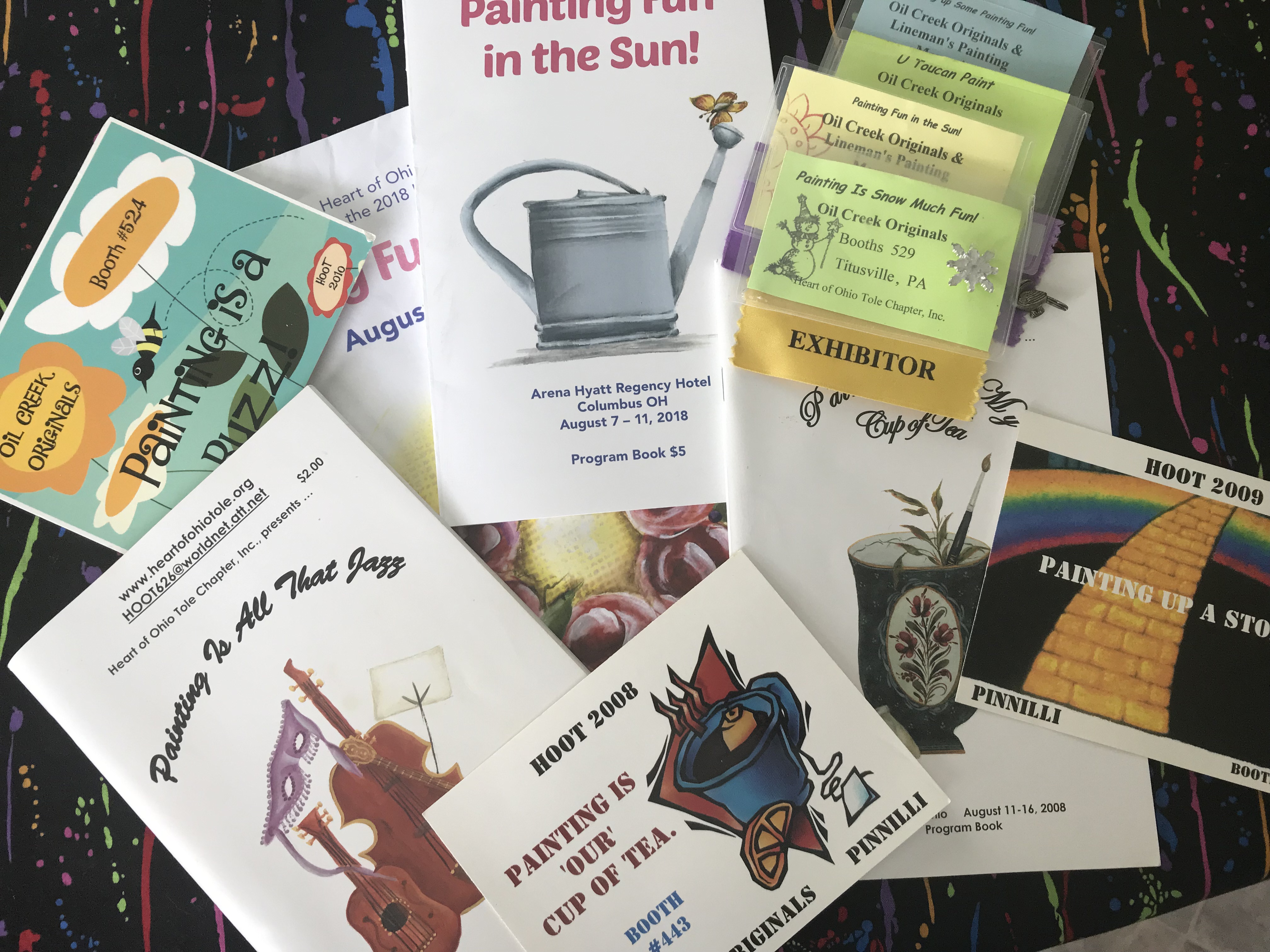 Oil Creek Original Convention Flyers over the Years