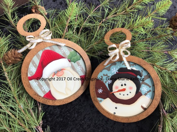 Steampunk Duo Ornament Set - Product Image