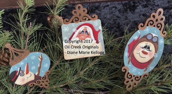 Steampunk Trio Ornaments - Product Image