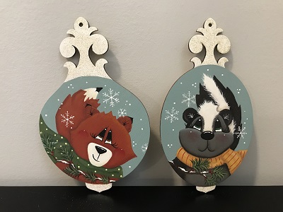 Woodland Duo Ornamnets - Product Image