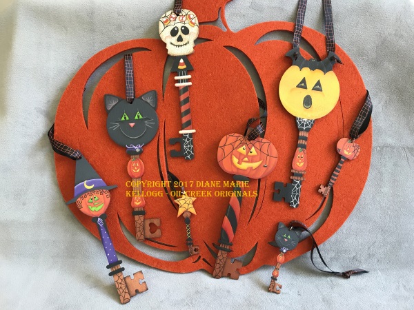 Web of Halloween Ornament Set - Product Image
